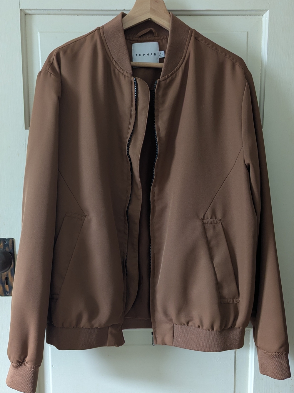 Topman Brown Bomber Jacket